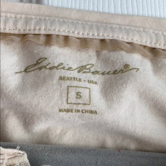 Ivory/Cream Long Sleeve Eddie Bauer Shirt - Picture 2 of 6